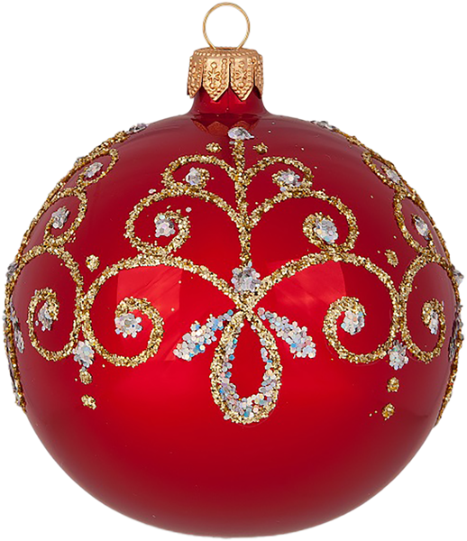 Изображение Шар 5 Феерия стекло Ёлочка Д85мм С2112 Клинская игрушка к/у, 1 шт