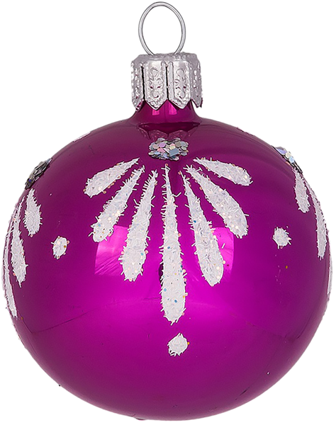 Изображение Ш2 Веер стекло Ёлочка С2150 Клинская игрушка к/у, 1 шт