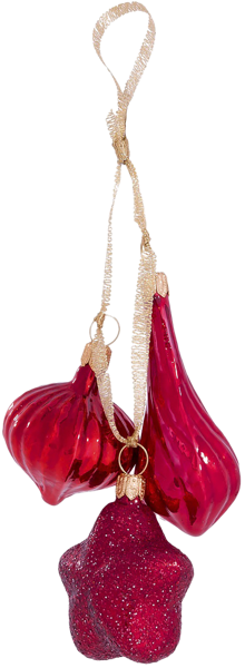 Изображение Гирлянда Кроха-2 стекло Ёлочка из 3-х форм С2314 Клинская игрушка к/у, 1 шт