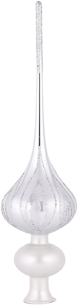 Изображение Верхушка Блеск стекло Ёлочка С350 Клинская игрушка к/у, 1 шт