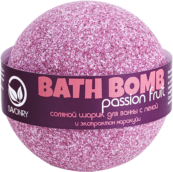 Изображение Гейзер для ванны Савонри маракуйя с пеной Савонри ООО м/у, 145 г