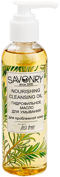 Изображение Масло очищающее для лица Савонри гидрофильное чайн дерево Савонри ООО п/у, 150 мл