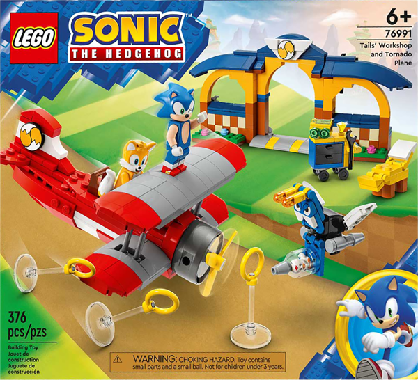 Изображение Конструктор с 6 лет 76991 Лего соник мастерская тейлза самолет Лего к/у, 1 шт