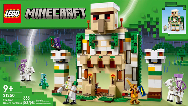Изображение Конструктор с 9 лет 21250 Лего майнкрафт крепость железного голема Лего к/у, 1 шт