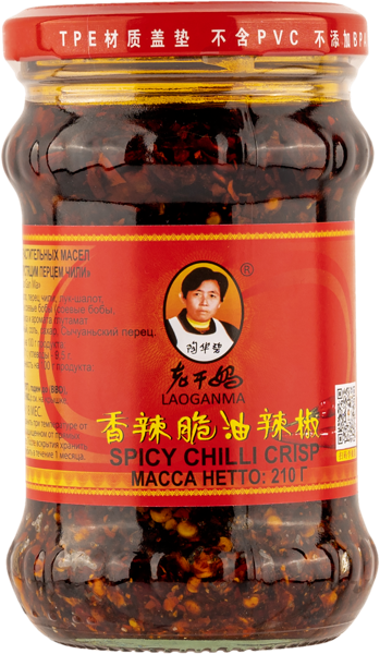 Изображение Соус Острый Лао Ган Ма с перцем Чили Гуиянг Нанминг с/б, 210 г