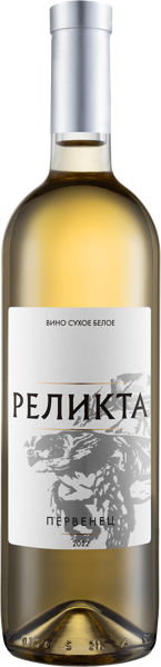 Изображение Вино белое сухое стиль №1 Первенец ЗГУ Реликта КФХ Цветков с/б, 0,75 л
