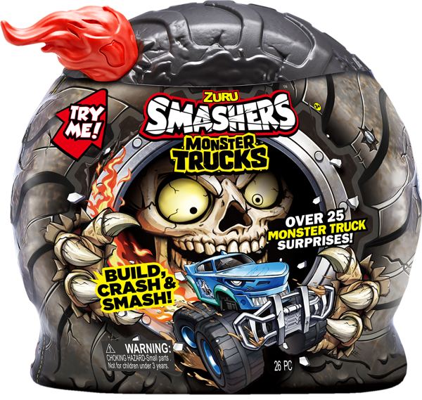 Изображение Набор игровой в яйце Зуру смешерс монстр трак 20+ сюрпризов звук эффект Зуру п/у, 1 шт