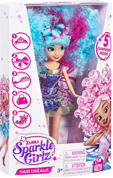 Изображение Кукла с аксессуарами Спаркл гёлс роскошные волосы Зуру п/у, 1 шт