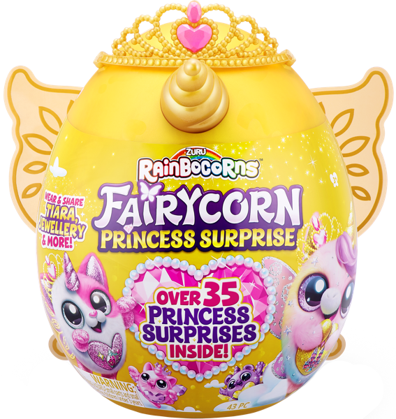 Изображение Игрушка сюрприз в яйце Рэйнбокорнс фейрикорн принцесс Зуру п/у, 1 шт