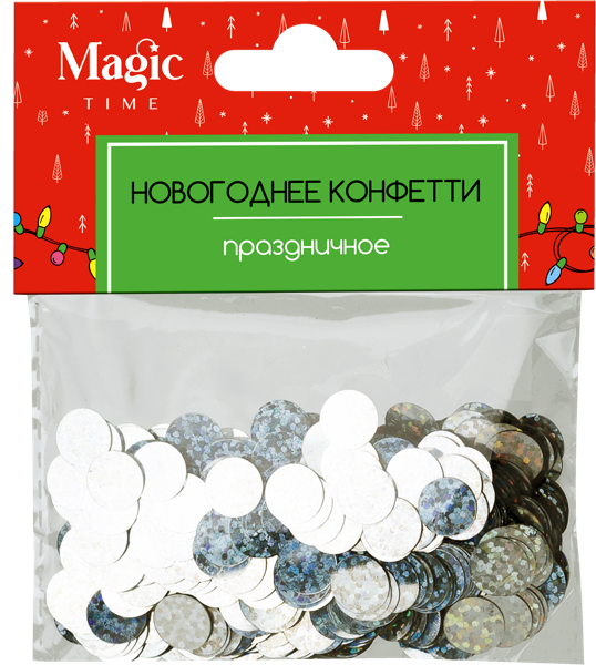 Изображение Конфетти Мэджик Тайм кружочки радужные Феникс-Презент м/у, 15 г