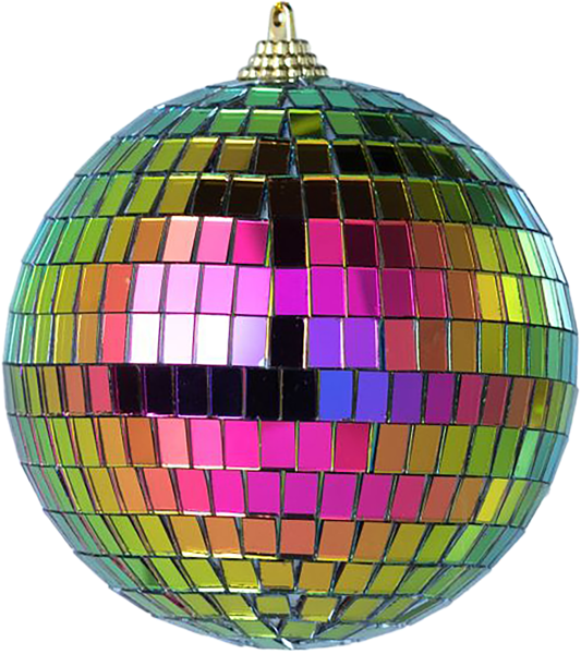 Изображение Шар 8см Мэджик Тайм диско мультиколор Феникс-Презент м/у, 1 шт