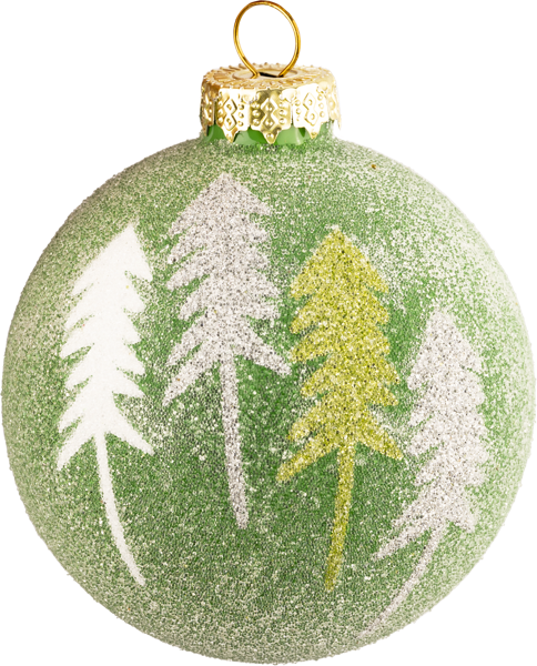 Изображение Шар 8см стекло Хофф винтервальд елки Хофф Интерьер , 1 шт