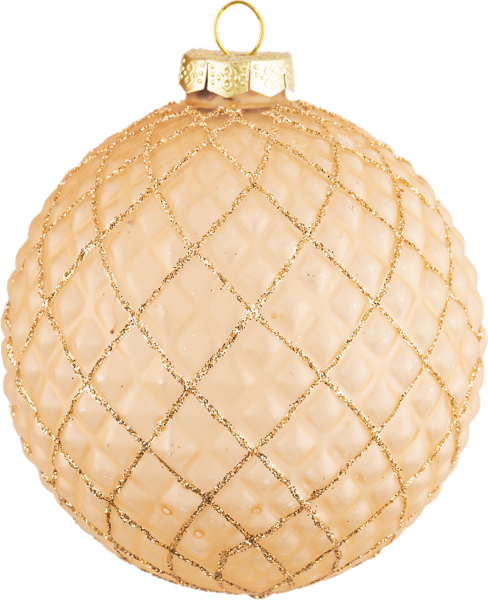 Изображение Шар 10см стекло Хофф пудровый в ассортименте Хофф Интерьер , 1 шт