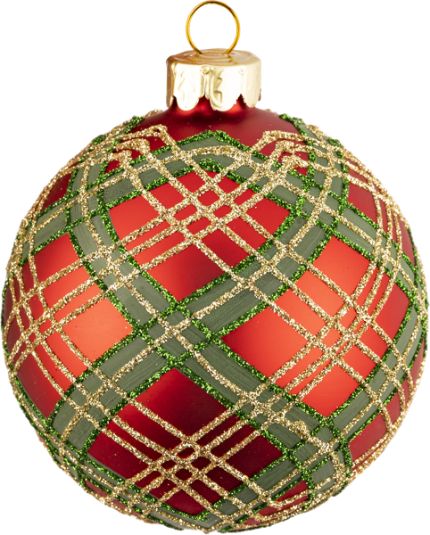 Изображение Шар 8см стекло Хофф шотландский Хофф Интерьер , 1 шт