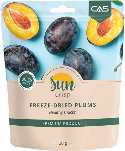 Изображение Сухофрукты сублимированные Сан Крисп слива РМХ Экспорт м/у, 30 г