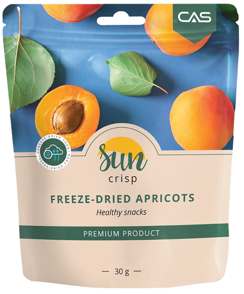 Изображение Сухофрукты сублимированные Сан Крисп абрикос РМХ Экспорт м/у, 30 г