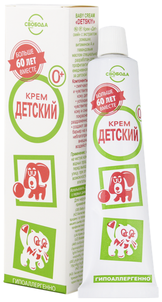 Изображение Крем детский Свобода Свобода к/у, 40 мл