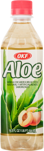 Изображение Напиток сокосодержащий негаз Алоэ Дринк персик ОКФ Корпорейшн п/б, 0,5 л