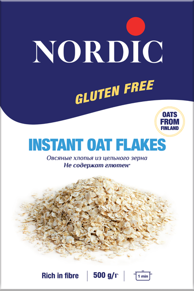 Изображение Хлопья овсяные без глютена Нордик 1 мин Копэкер Агро кор, 500 г