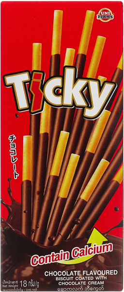 Изображение Соломка в шоколадной глазури Тики Юнифирмс кор, 18 г