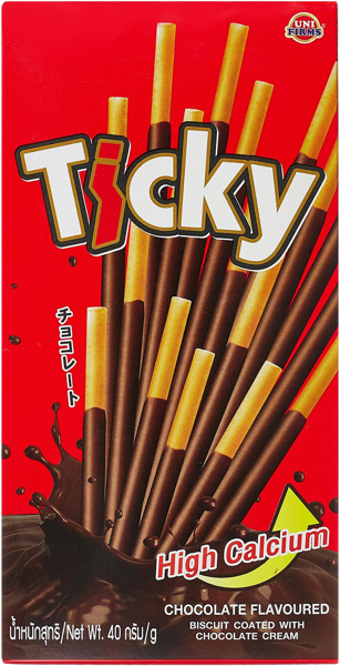 Изображение Соломка в шоколадной глазури Тики Юнифирмс кор, 36 г