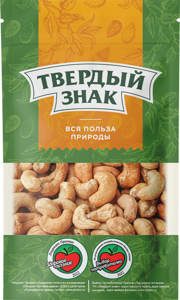 Изображение Орехи жареные соленые Твердый знак кешью Орехпром м/у, 90 г