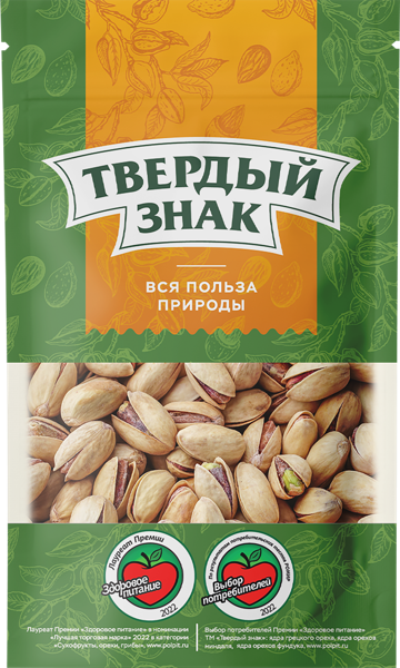 Изображение Орехи жареные Твердый знак фисташки соленые Орехпром м/у, 90 г