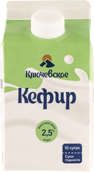 Изображение Кефир 2,5% Ключевское Солнечный круг т/р, 450 мл