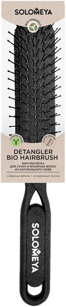 Изображение Расческа для распут волос Соломия натуральный кофе Соломия Косметикс п/у, 1 шт