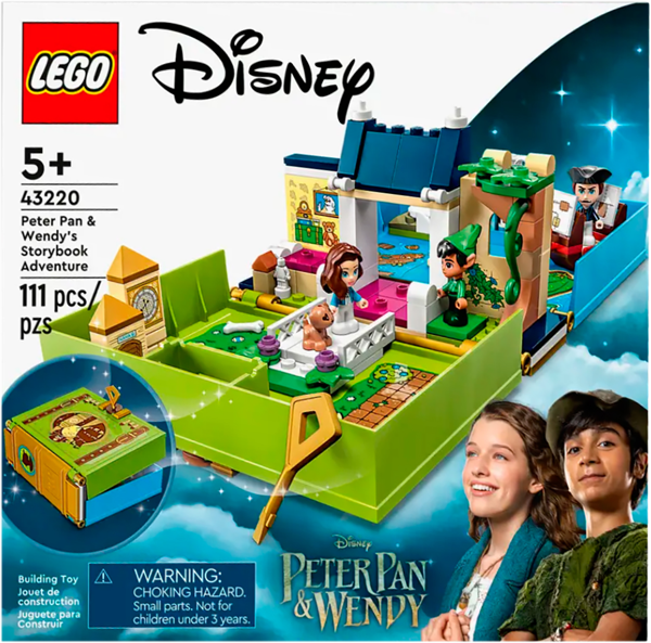 Изображение Конструктор с 5 лет 43220 Лего дисней принцесс приключ питера пена венди Лего к/у, 1 шт