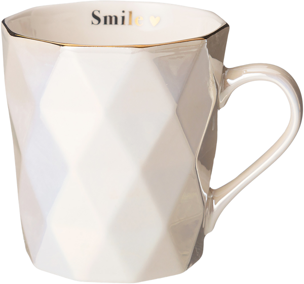 Изображение Кружка 350мл кремовая Лефард смайл перламутровая Лефард , 1 шт