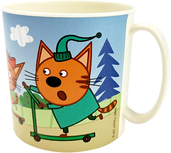 Изображение Кружка 280мл пластик НД плэй три кота Стор , 1 шт