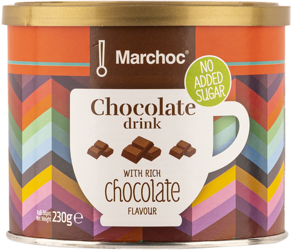 Изображение Горячий шоколад молочный Мархок без сахара Гиалузис С. Лтд ж/б, 230 г