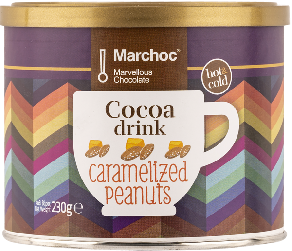 Изображение Горячий шоколад темный Мархок арахис карамелизированный Гиалузис С. Лтд ж/б, 230 г