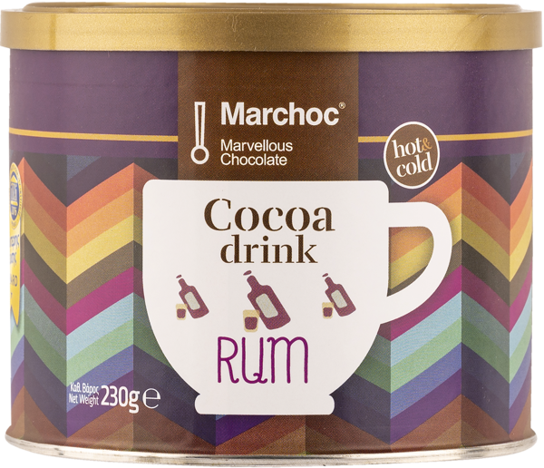 Изображение Горячий шоколад темный Мархок со вкусом рома Гиалузис С. Лтд ж/б, 230 г