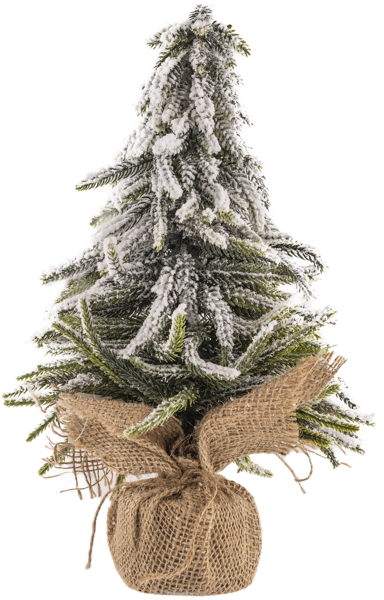 Изображение Елочка 35см настольная Табрис создавай атмосферу заснеженная в горшке Кристмас Квин , 1 шт