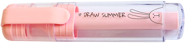 Изображение Текстовыделитель розовый Би Смарт банни Дженвана Стейшенери , 1 шт