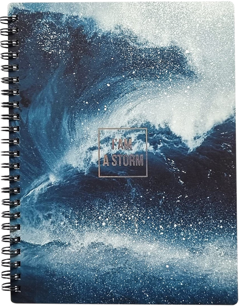 Изображение Тетрадь 120л клетка Би Смарт шторм волна БелКанБи , 1 шт