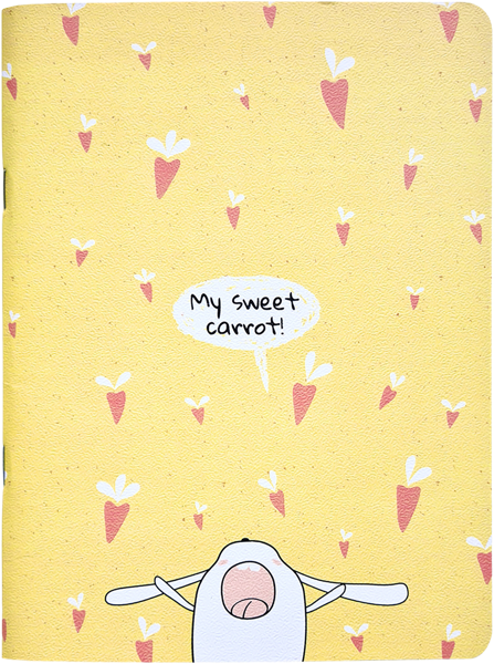 Изображение Тетрадь 48л клетка Би Смарт банни морковки Инфолио Групп , 1 шт