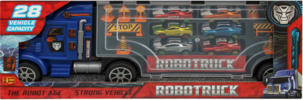Изображение Машина с хранилищем 56,5 см Спид рейсер грузовик роботрак Тойсан к/у, 1 шт