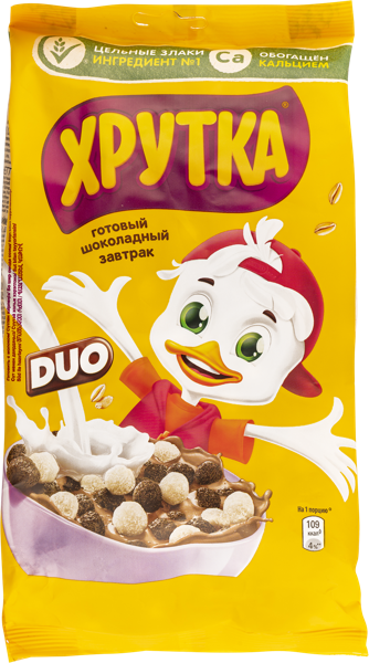 Изображение Готовый завтрак Хрутка Дуо шарики Нестле м/у, 230 г