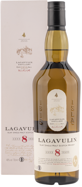Изображение Виски односолодовый Лагавулин острова 8 лет Диаджео п/у, 0,7 л