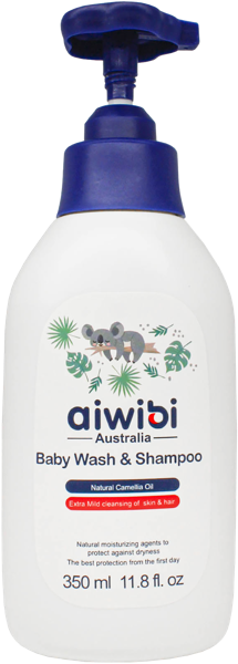 Изображение Гель для купания детский Айвиби питание камелия 2в1 Ефар Индастриал п/у, 350 мл