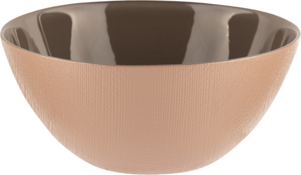 Изображение Салатник 15см стекло Табрис текстил розовый мокко Аксам , 1 шт