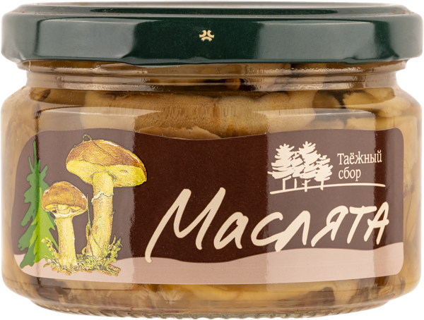 Изображение Маслята маринованные Таежный сбор резаные Тайга-Продукт с/б, 250 г