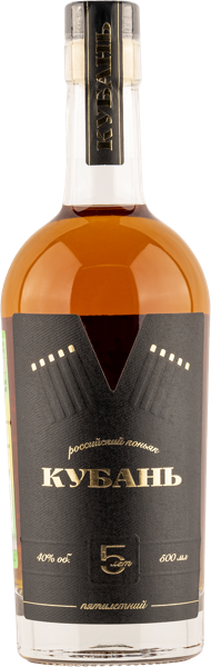 Изображение Коньяк 40% Кубань 5 лет Новокубанский с/б, 0,5 л