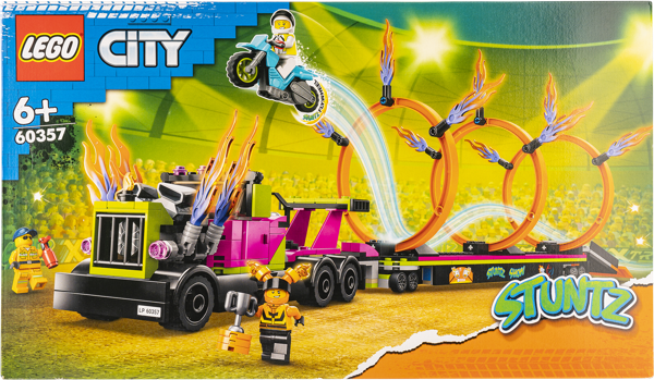 Изображение Конструктор с 6 лет 60357 Лего город трюковый грузовик кольцо Лего к/у, 1 шт