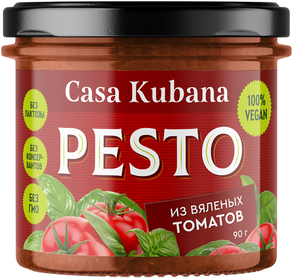 Изображение Соус песто Каза Кубана из вяленых томатов Другой продукт п/б, 90 г