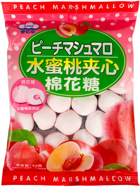 Изображение Маршмеллоу с начинкой Эйва персик Эйва Фудс м/у, 90 г