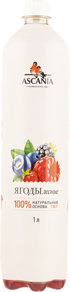 Изображение Напиток газ Аскания лесные ягоды Аскания п/б, 1 л